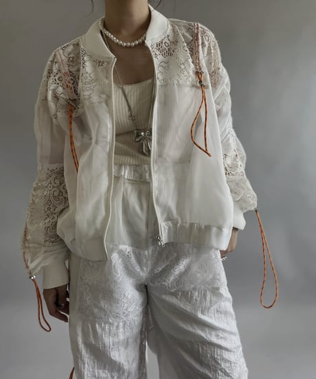 【RE;CIRCLE】 RE White Patch Blouson / 240509-009