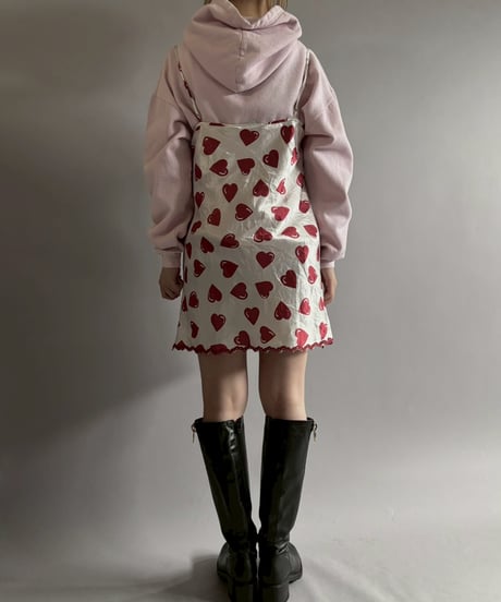 【USED】 Heart Pattern Lingerie Camisole /251206-003