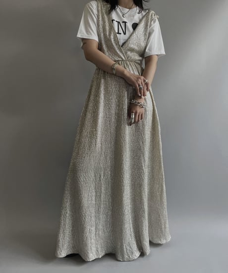 【USED】 Lame Poly One-Piece/ 230715-009