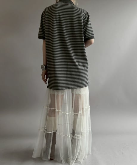 【USED】 POLO GOLF Boarder Polo Shirt / 260509-007