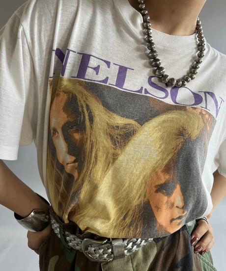 【USED】 Made in USA Anvil 80's NELSON T-Shirt /240824-031