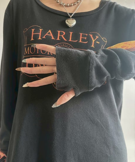 【USED】 Made in USA HARLEY DAVIDSON L/S T-shirt / 251004-030