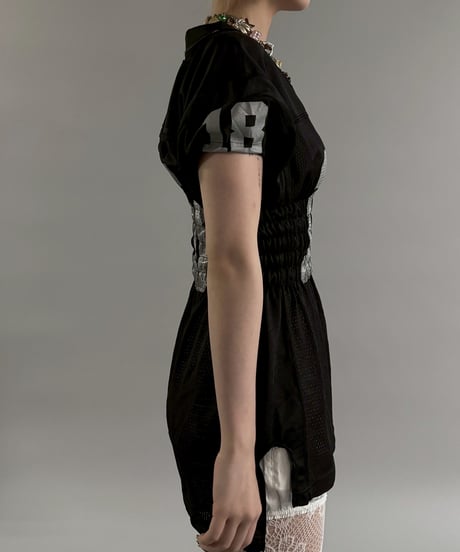【RE;CIRCLE】 Shirring Football Shirt  /  250904-010