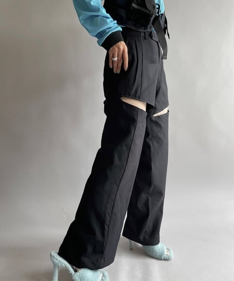 【RE;CIRCLE】 Re Suit Slit Pants/ 241003-029
