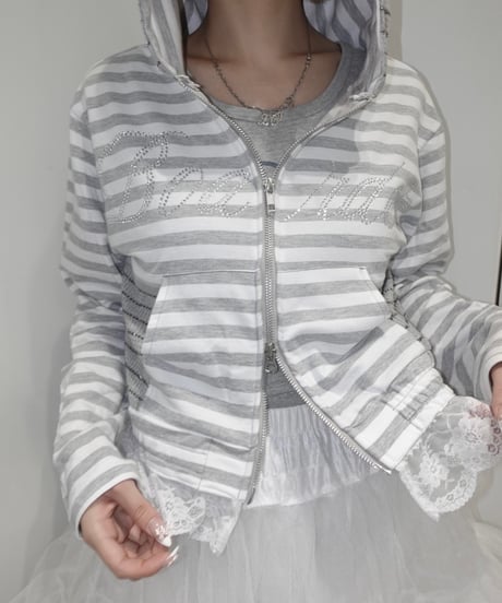 【RE;CIRCLE】 RE Border Zip Parka /  250529-020