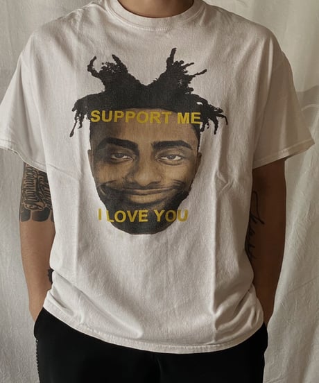 【USED】S/S T-shirt SUPPORT ME "I LOVE YOU"/210604-055