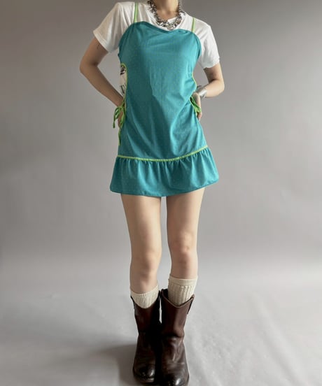 【USED】 Dot Pattern Camisole One-Piece  /260622-014