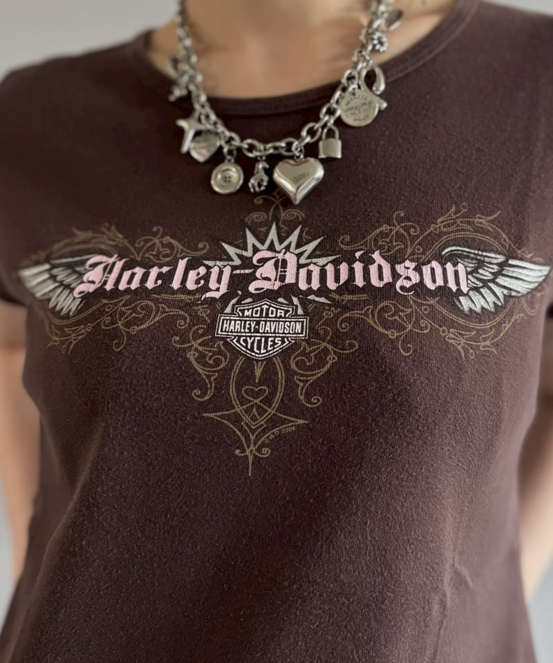 USED】 Made in USA HARLEY DAVIDSON T-Shirt / 26