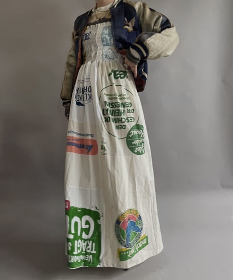 【RE;CIRCLE】RE Eco-Friendly Bag Shirring One-piece / 230327-020