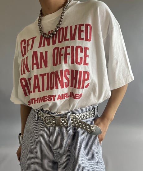 【USED】 Made in USA  90's Fruit of the Loom SOUTHWEST T-Shirt /240824-019