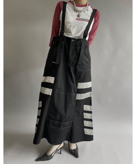 【RE;CIRCLE】 RE Sample EURO Work Jump Skirt / 240606-020