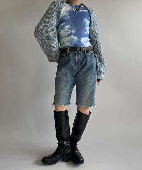 【USED】 Levi's Lame Cut Off Denim Shorts /250201-003