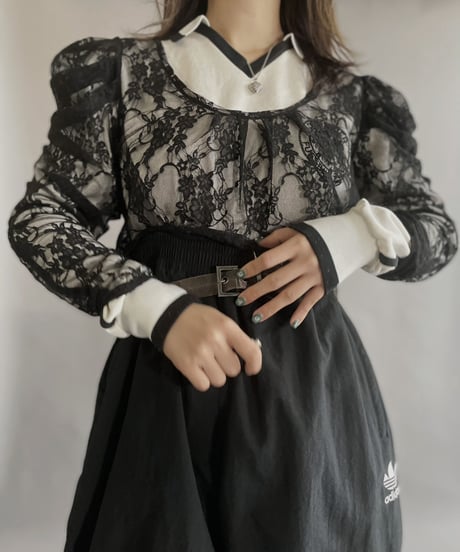 【USED】 Long Sleeved See-through Top / 230311-001