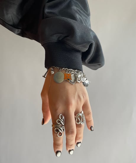 【USED】 Silver 925 Charm Bracelet / 221217-037
