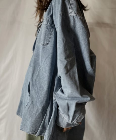 【RE;CIRCLE】 Remake Denim Mexican Parker⑤/210906-016
