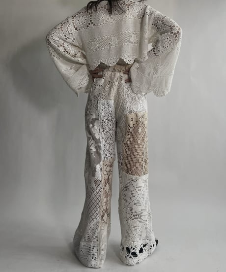 【RE;CIRCLE】 RE Crochet Lace Top / 220623-008