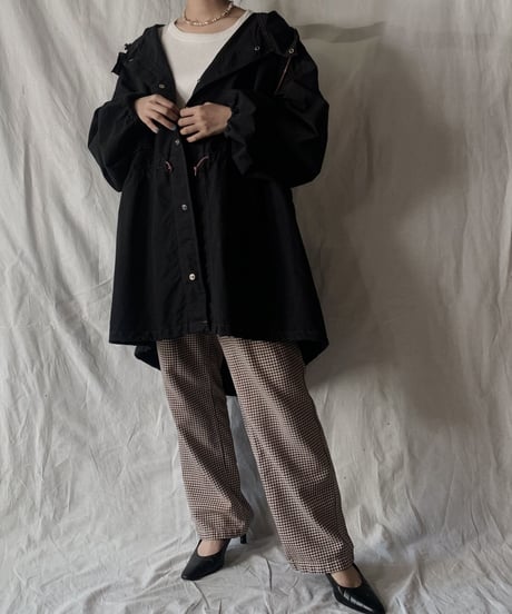 【USED】 Dyed Black US Snow Hoodie  /201020-019