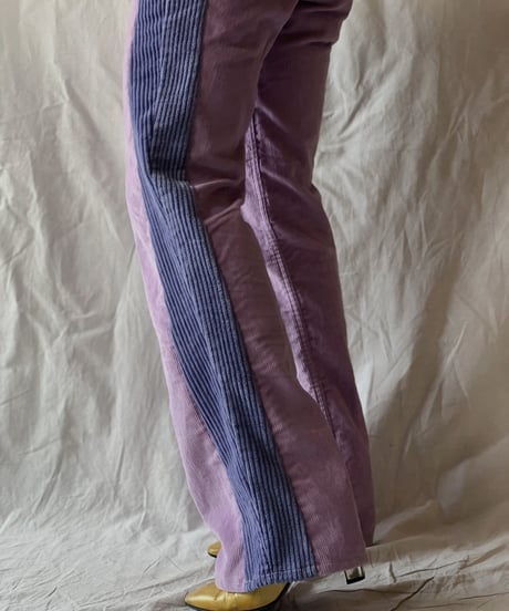 【RE;CIRCLE】 Remake Corduroy Side Line Pants①/210317-002