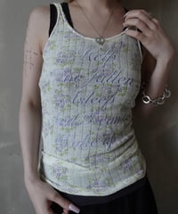 【RE;CIRCLE】 Re Embroidered Camisole Top  /  250724-024