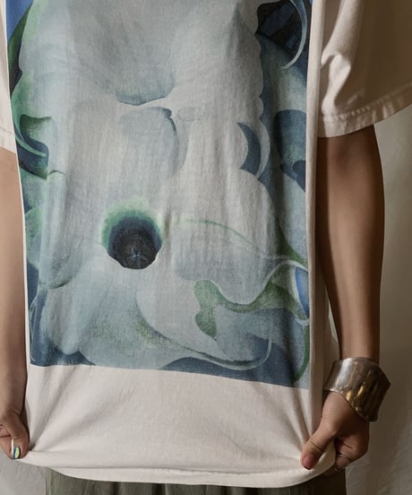 【USED】S/S T-shirt Flower②/210604-026