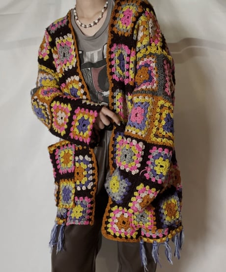 【RE;CIRCLE】 RE Granny Knit L/S Cardigan①/210917-013