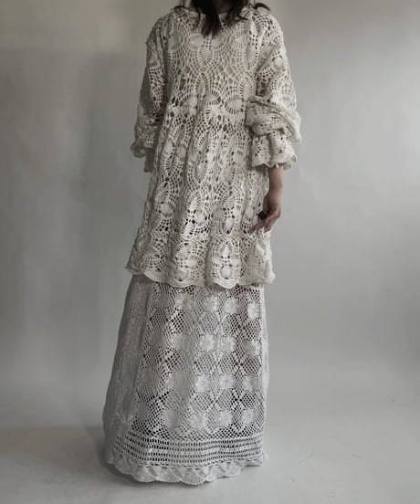 【RE;CIRCLE】 RE Crochet Lace One-piece / 220623-003