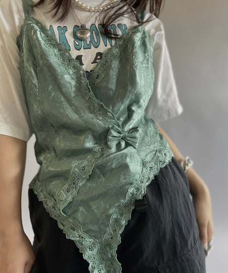 【USED】  Camisole Leotard Top  /240629-030