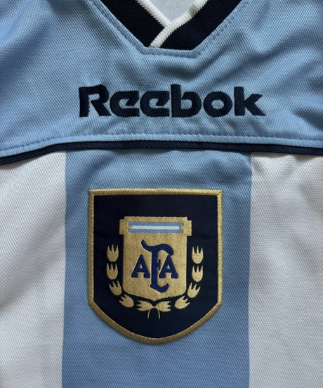 【USED】 00~01's Reebok Argentina Soccer Shirt / 260530-026
