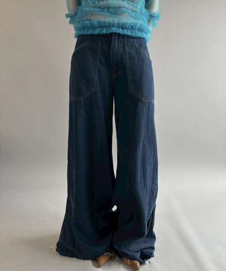 【USED】 Denim Baggy Pants /260704-024