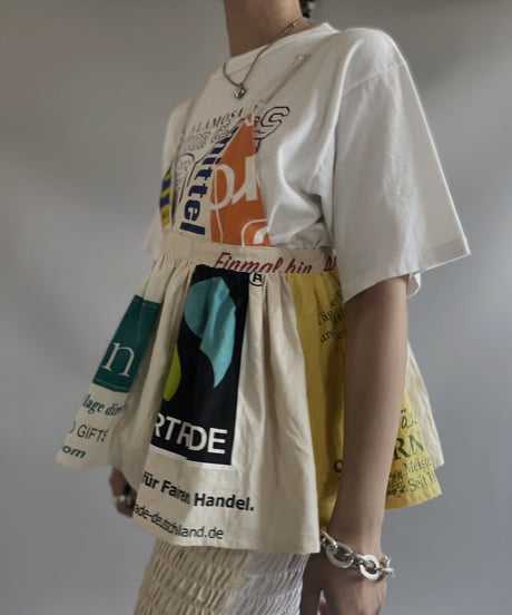 【RE;CIRCLE】RE Eco-Friendly Bag Camisole Bustier / 230727-013