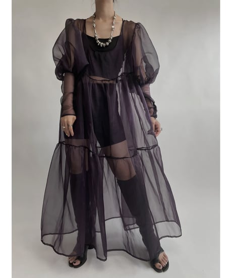 【RE;CIRCLE】 RE Sheer Purple One-piece / 220721-001