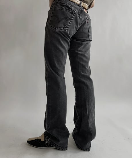 【USED】 Levi's Black Denim Pants 517 / 220521-013