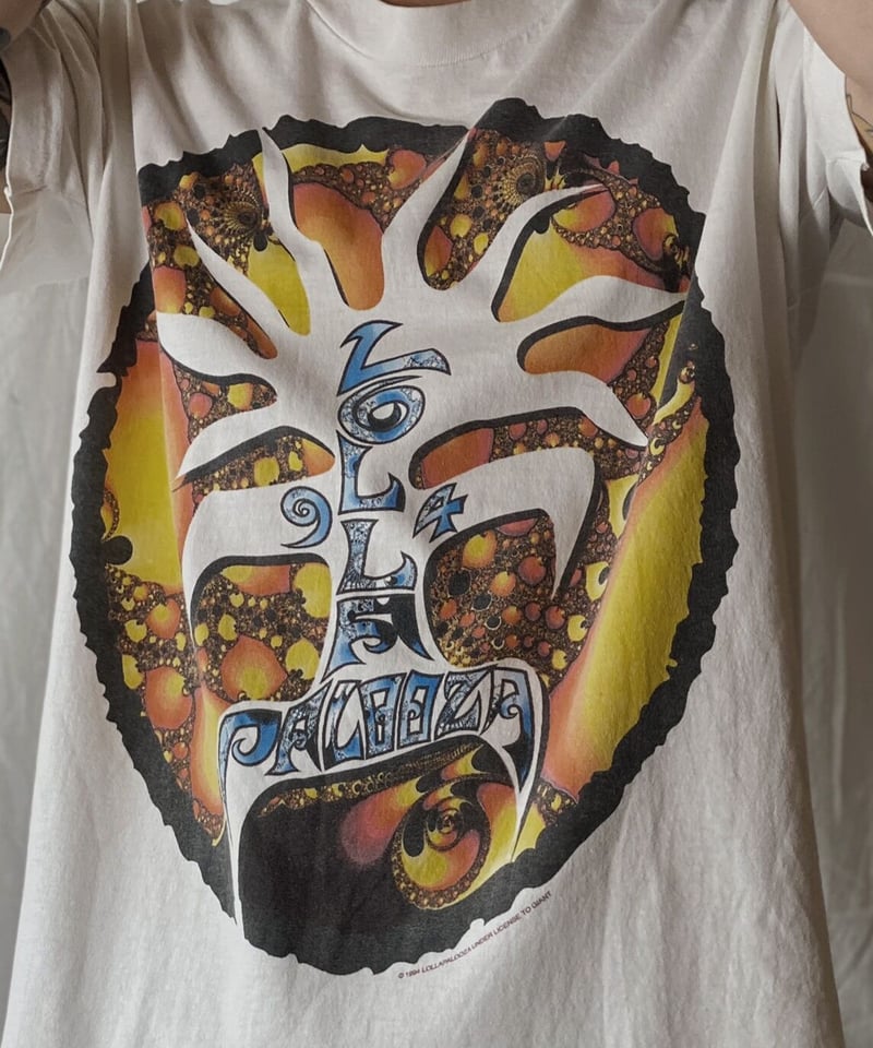 USED】 S/S T-shirt LOLLAPALOOZA '94 /210617-05