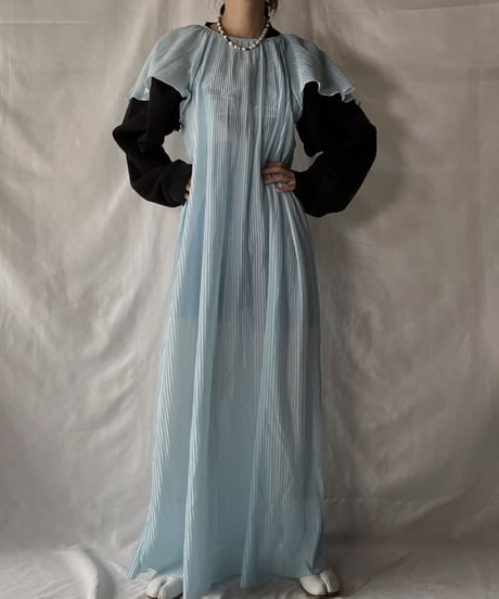 【USED】   Poly Pleats S/S One-piece/210926-002
