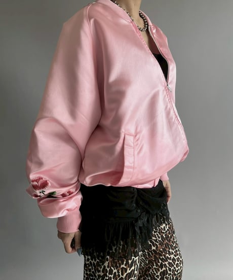 【USED】 Satin Blouson / 251122-001