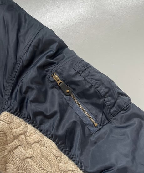 【RE;CIRCLE】 RE MA1 × Alan Knit Short Jacket / 241219-005