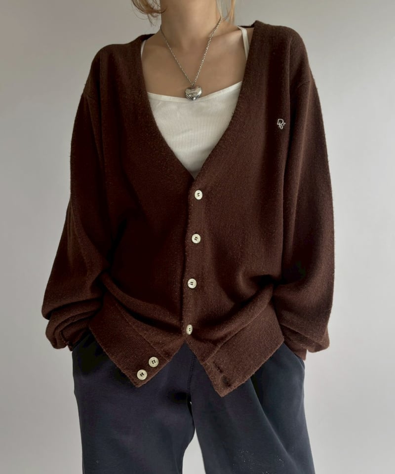 USED】 Made In USA Christian Dior Acrylic Cardi