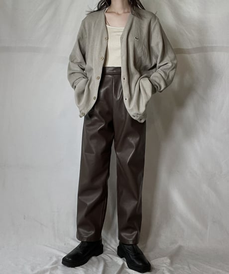 【USED】 LACOSTE Acrylic Knit Cardigan  ④ / 220111-004