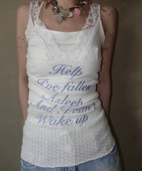 【RE;CIRCLE】 Re Embroidered Camisole Top  /  250724-019