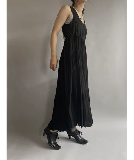 【RE;CIRCLE】 RE Sleeveless One-piece Black&White / 220901-017