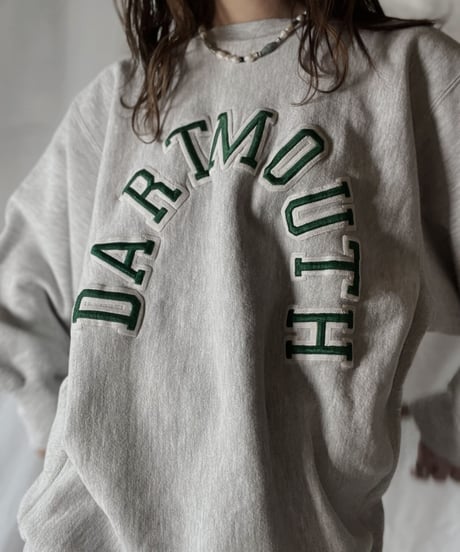 【USED】  90's USA Champion Reverse Weave Sweat DARTMOUTH/211116-032