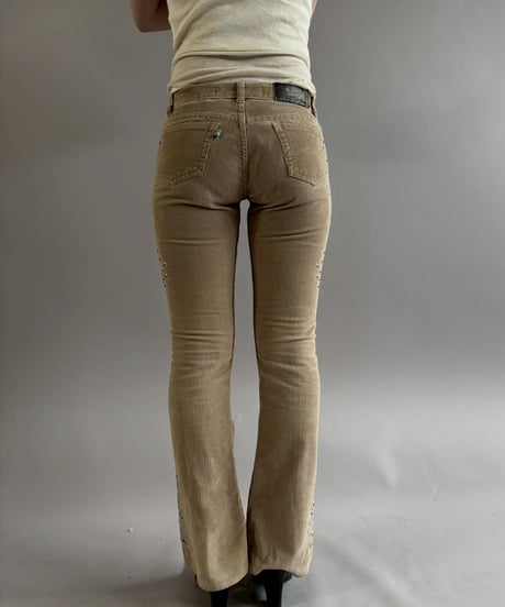 【USED】 Studs Design Corduroy Flare Pants / 260104-012