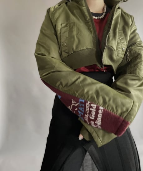 【RE;CIRCLE】 RE Short Soccer Muffler MA-1 / 230126-019