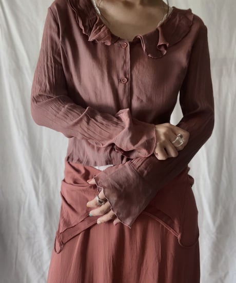 【USED】 See-through L/S Top/210714-024