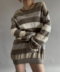 【USED】 BANANA REPUBLIC Border Knit /251025-006