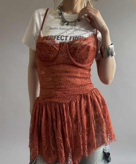【USED】 Lace Patten Camisole / 260613-018
