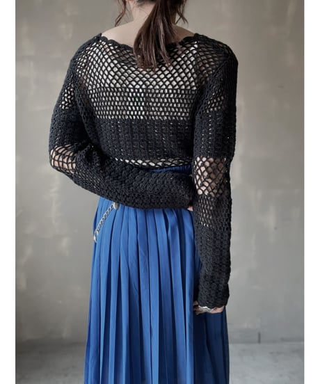 【USED】Crochet L/S Top/ 220319-017