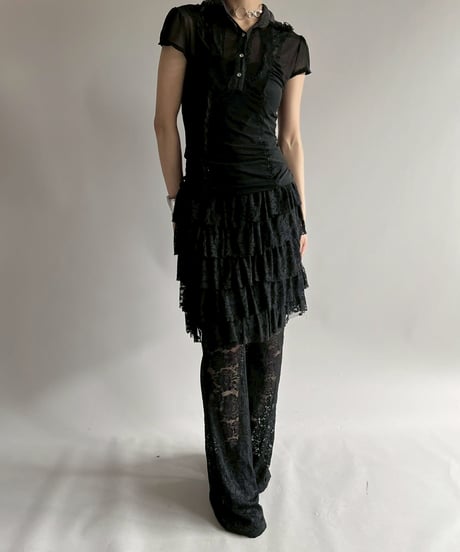 【USED】 Sheer Design Top / 250726-021