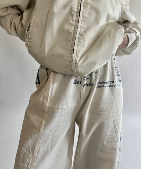 【RE;CIRCLE】 Re Eco Bag Easy Pants /  250417-013
