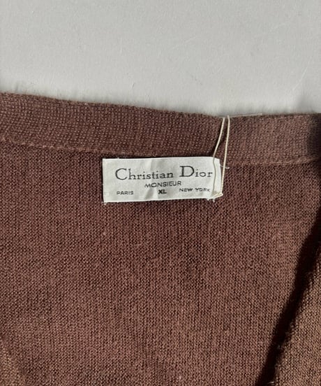 【USED】 Made In USA Christian Dior Acrylic Cardigan / 260110-008